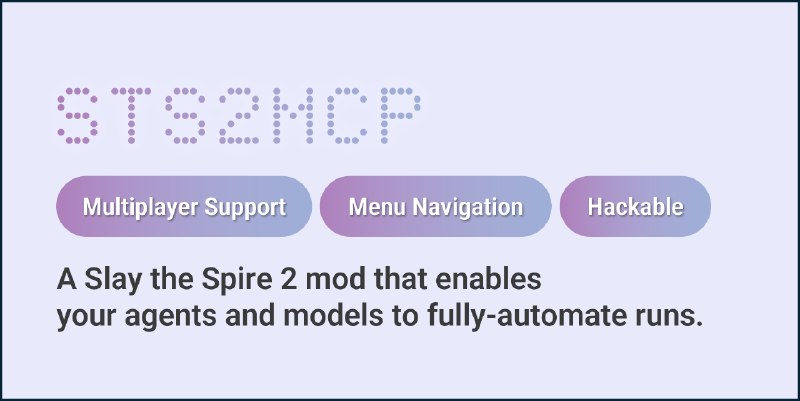 GitHub - Gennadiyev/STS2MCP: Full agentic runs for Slay the Spire 2. A mod that exposes in-game state, and the MCP server for the…